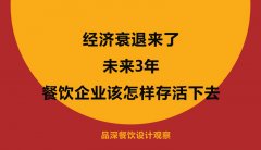 經(jīng)濟(jì)衰退來(lái)了，未來(lái)3年餐飲企業(yè)該怎樣存活下去？